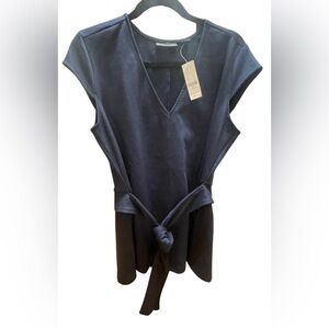 NWT New York & Co navy top